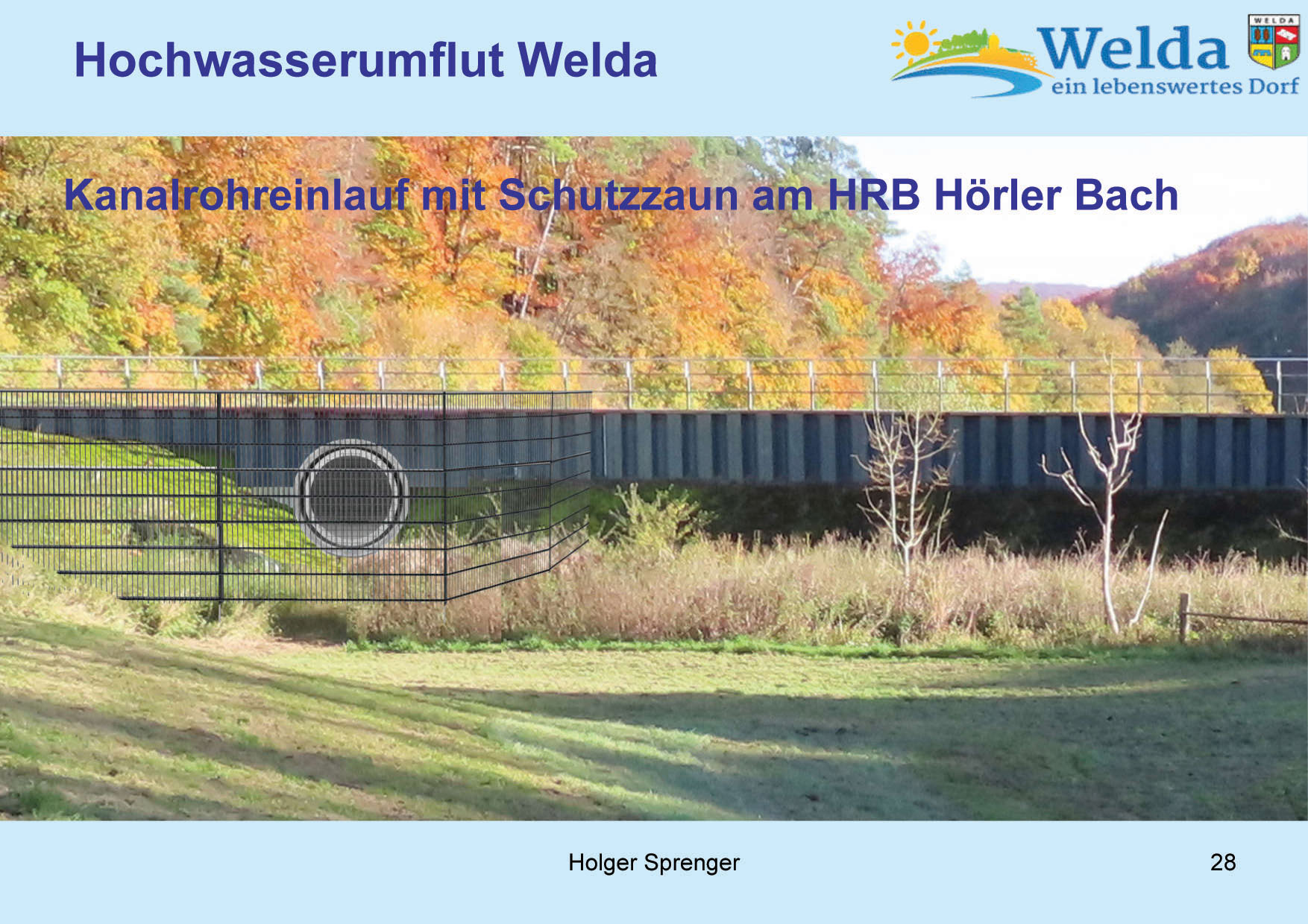 Hochwasserschutz Welda 